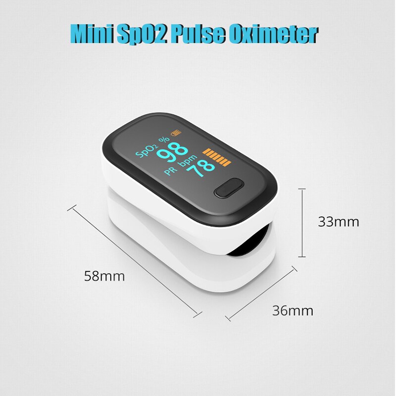 OLED Fingertip Pulse Oximeter for Family Travel Sport Blood Oxygen SpO2 PR Pulsioximeter Heart Rate Monitor Finger Oximeters