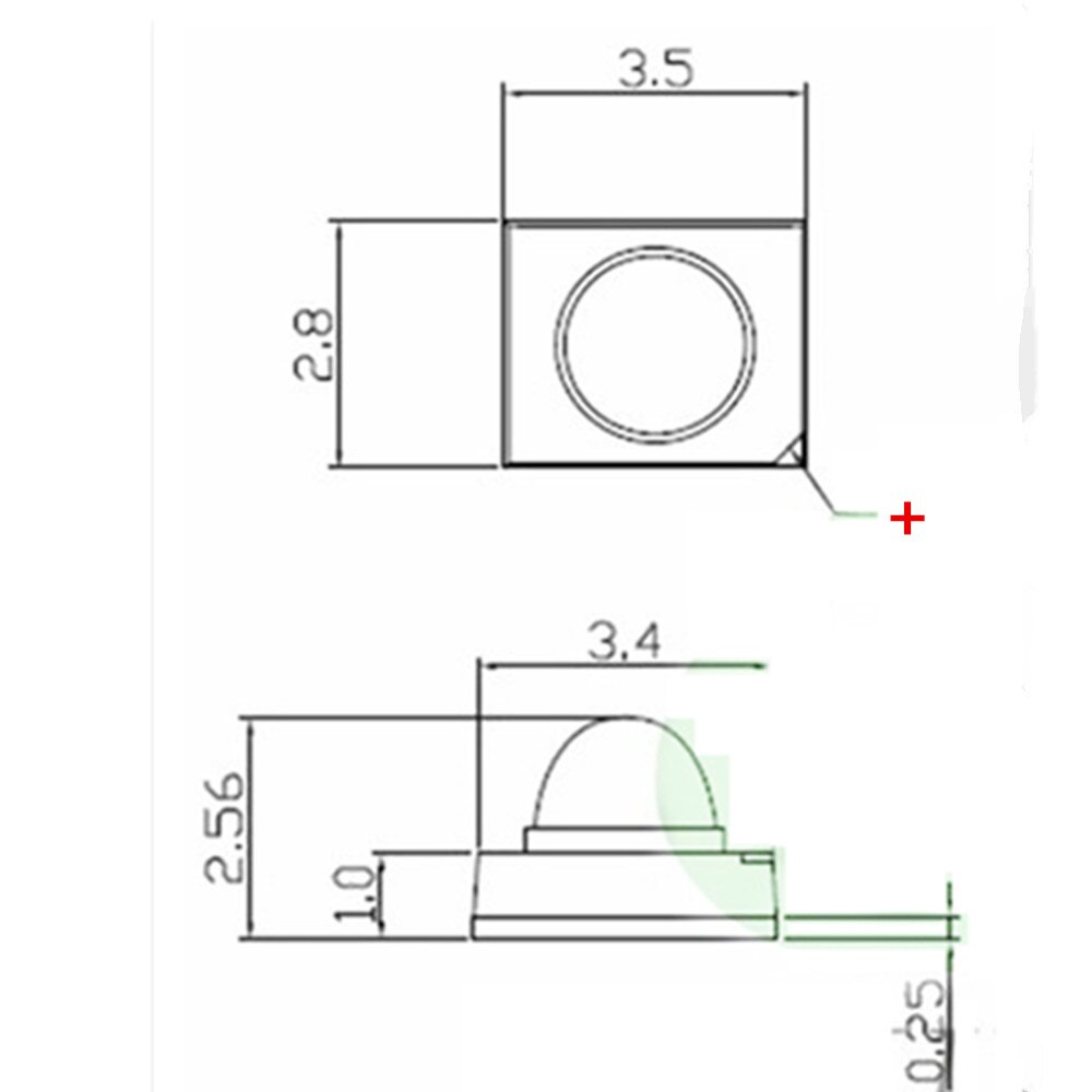 0.2W 850nm SMD Infrared LED IR LED 12mil chips Application Security camera 2835 Surface Mounted Devices 30 degree