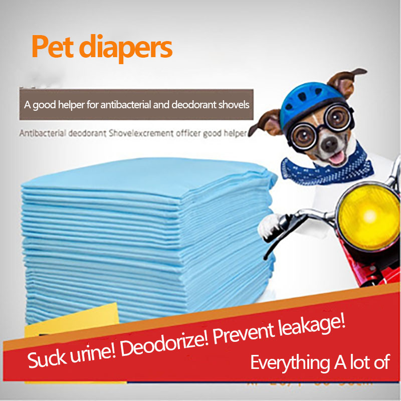 Pet Diaper Pad Absorbent Diaper Pad Dog Diaper 100 Wet Pet Diaper Pet Cleaning Supplies Diapers for Biodegradable Disposable