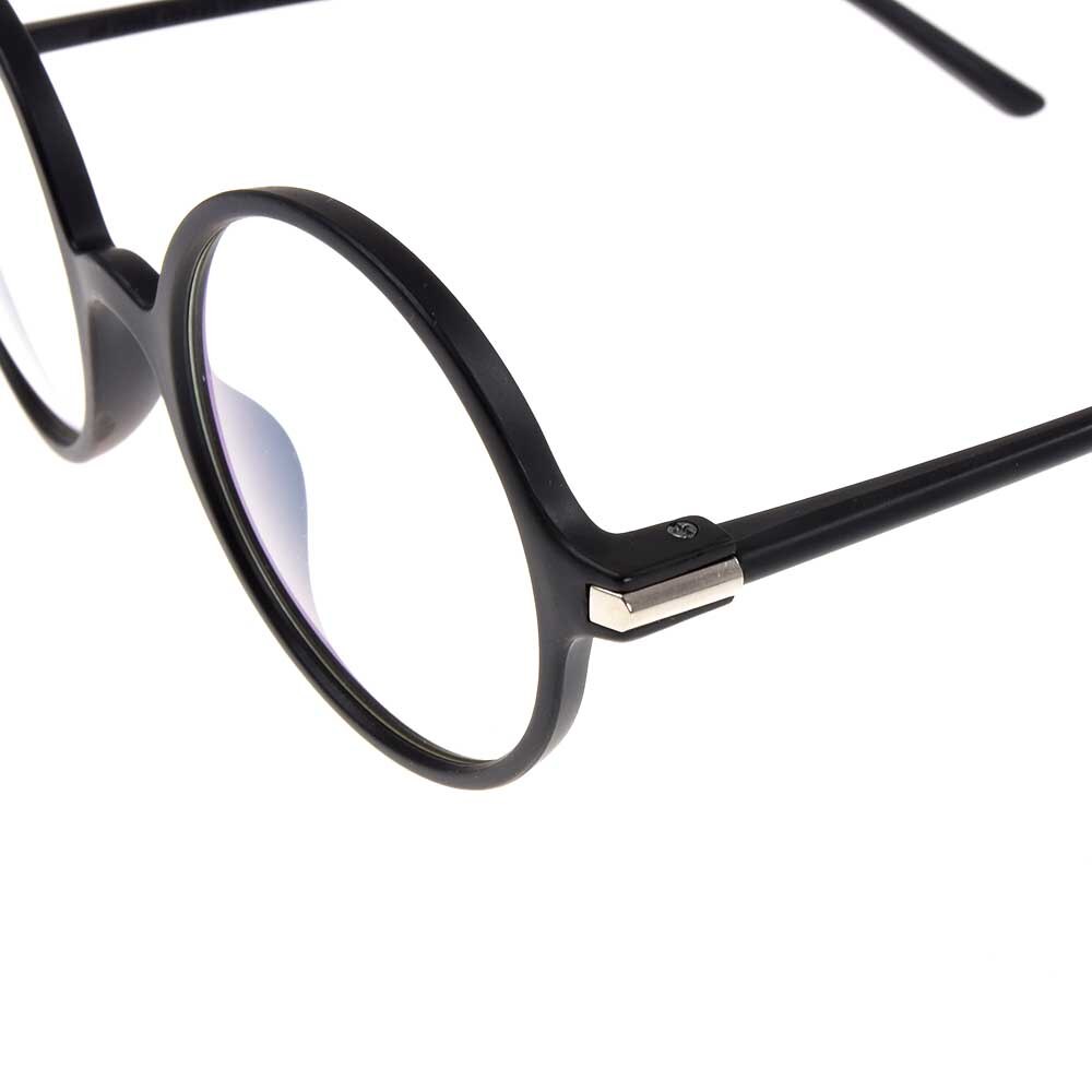 Montura de gafas antiluz azul para hombre y mujer, lentes transparentes redondas Vintage, gafas de protección óptica