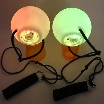 1 paar LED Gegooid Ballen voor Professionele Buikdans Level Hand Props Voor Kids Baby Spelen Speelgoed Glow Heldere in de Dark Speelgoed