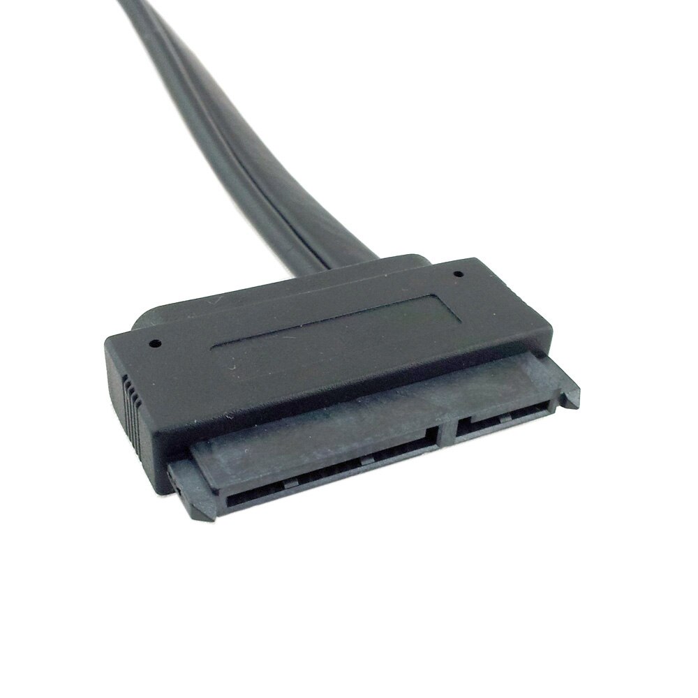 Jimier CY Power eSATA USB 2 0 conector combinado a 2 5 "SATA 22Pin Cable de disco duro de 50cm Cable