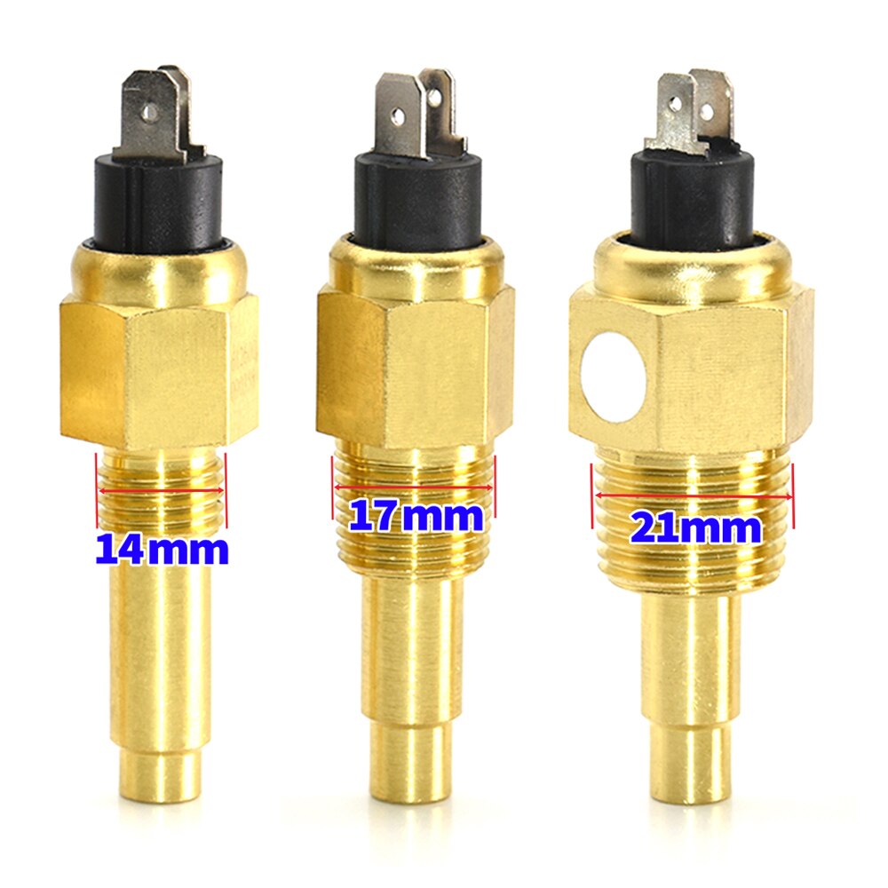 14mm 17mm 21mm Universal Water Temperature Sensor Diesel Engine With Temp Alarm For Car Auto Truck Racing Water Temp Gauge
