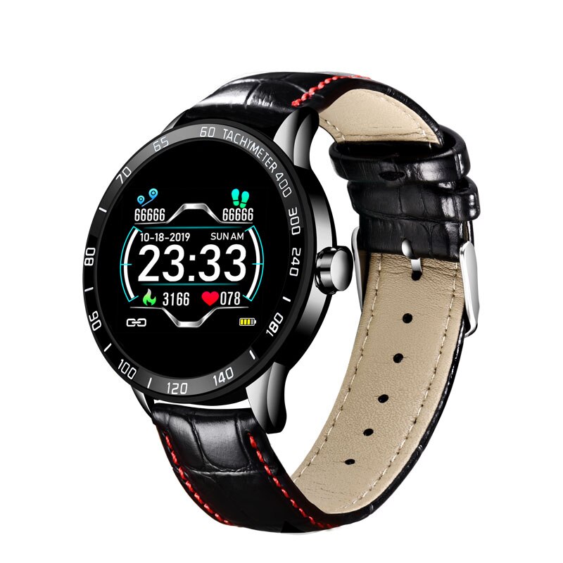 LIGE Sport Smart Uhr Männer Smart Fitness Uhr herz rate blutdruck Monitor Schrittzähler für Android ios Aktive smartwatch: Black