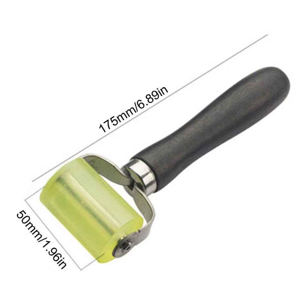 30/50mm Car Soundproofing Pressure Roller Tool Sound Deadening Tool Application Rubber Roller Black Useful Durable: Silver