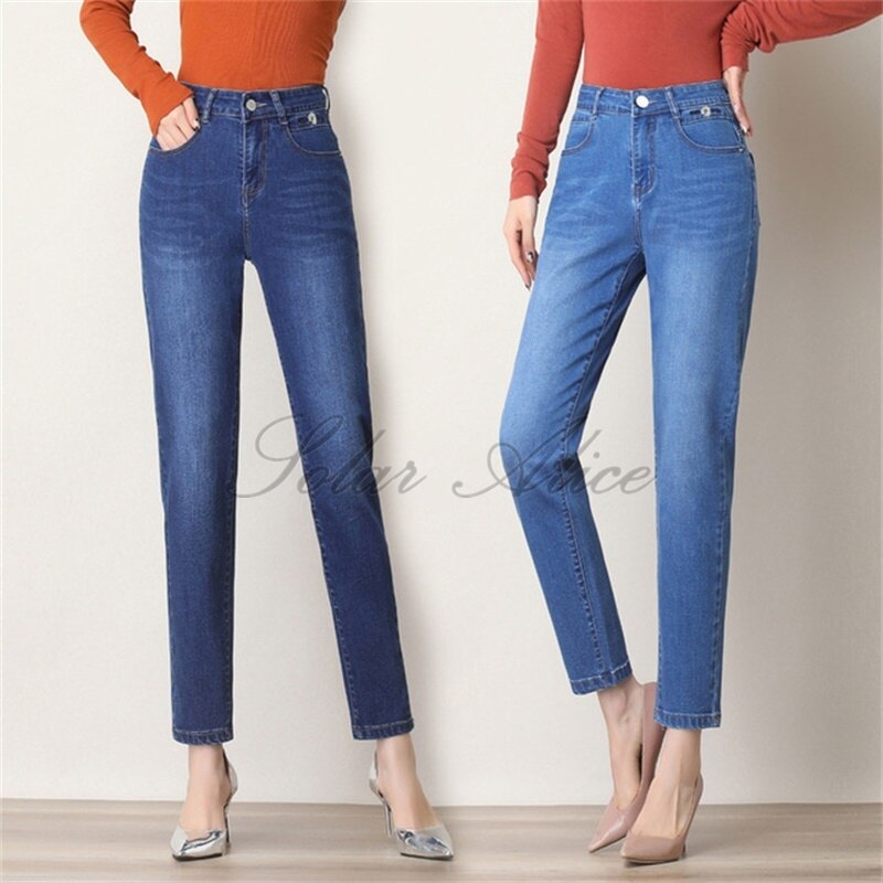 Vrouwen Fall Harlan Jeans Enkellange Slim Wortel Broek