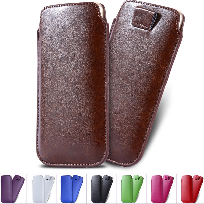 NORTHFIRE 5.5 pouces universel téléphone sac étui pour Huawei P30 Pro PU cuir étuis pour Xiaomi Mi9 luxe affaires Vintage pochette