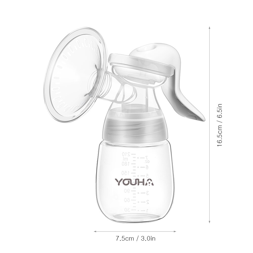 Youha Handkolf Bpa-vrij Veilig Materiaal Lichtgewicht Melk Pompen Opslaan Voeden Set Comfort Borstvoeding Voor Moms