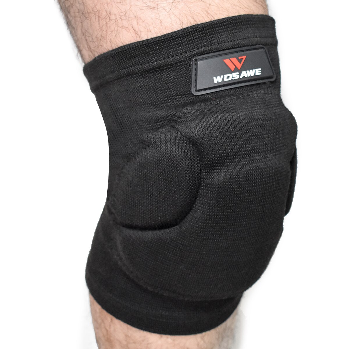 Wosawe motocross skitten sykkel knebeskytter vakt tykkere eva knebeskyttere pustende sport mtb fotball fotball basketball Fitness: 1 stk  bc327
