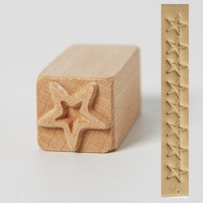3cm Square Emboss Stamp Hand Carved Wooden Stamps Wood Seal for Printing DIY Clay Pottery Carving Blocks Polymer Clay Mold Tools: D