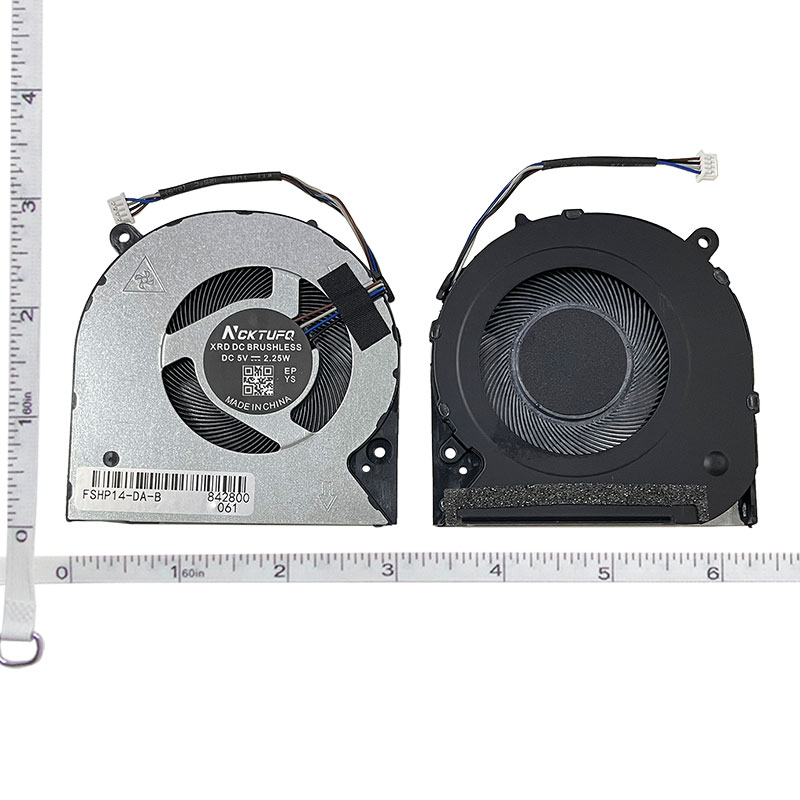 Laptop CPU Cooling Fan For HP 14-CF 14-CK 14-CM 14-DA 14-DK 14-MA 4S-CR 240 246 G7 240G7 246G7 6033B0062401 DFS200005AR0T: RED