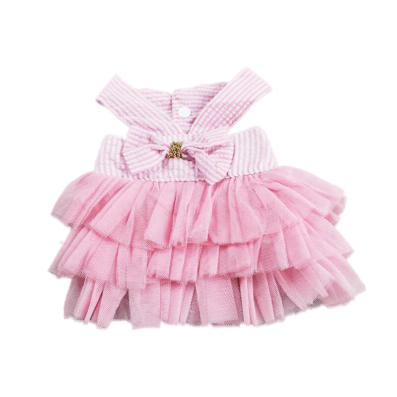 Bunny Out Clothes Lop-eared Dwarf Rabbit Pleated Skirt Rabbit Dress Up Accessories Small Dog Supplies Mesh Sling Dress For Pets