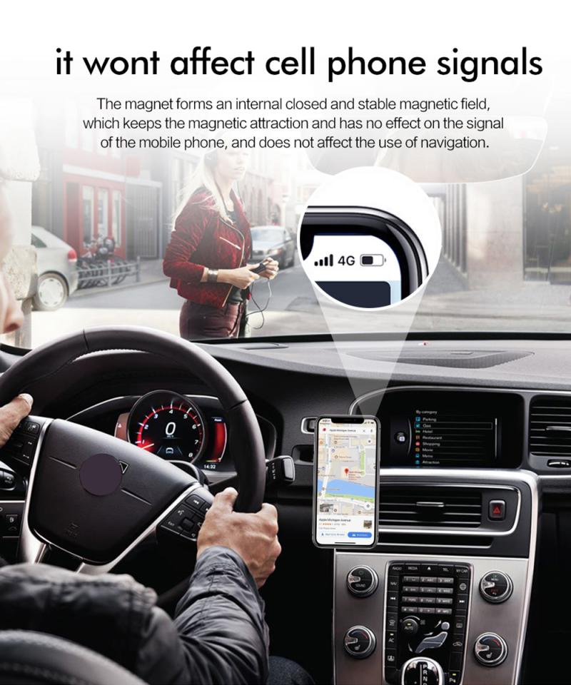 Magnetic Car Phone Holder Dashboard Mini Strip Shape Stand For iPhone Samsung Xiaomi Metal Magnet GPS Car Mount for Wall