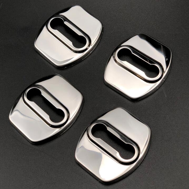 Bilstyling tilbehør dørlås dæksel til kia ceed mohave optima carens borrego cadenza picanto shuma: D type stål 4 stk