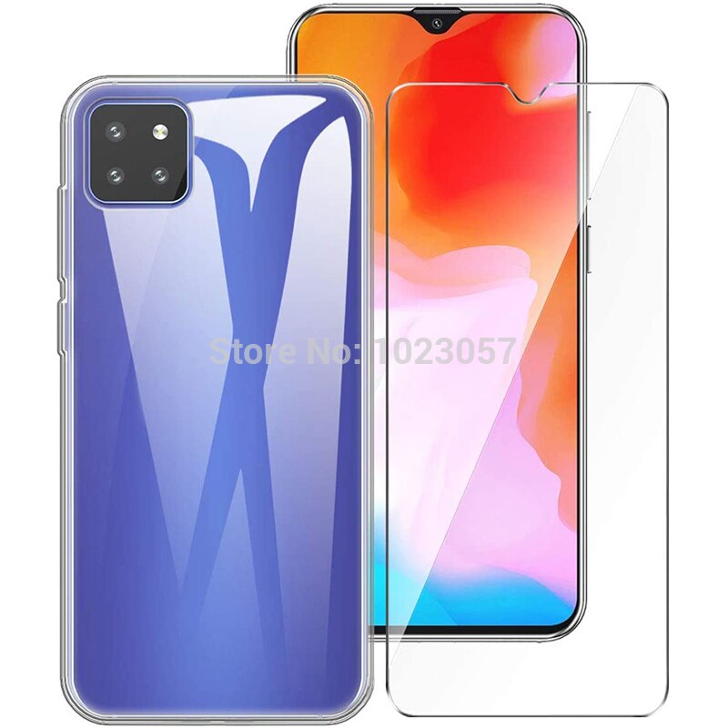 3-in-1 etui + kamera szkło hartowane dla Cubot X20 Pro ScreenProtector szkło dla Cubot X20 3D szkło: X20 / 2 in 1 clear case