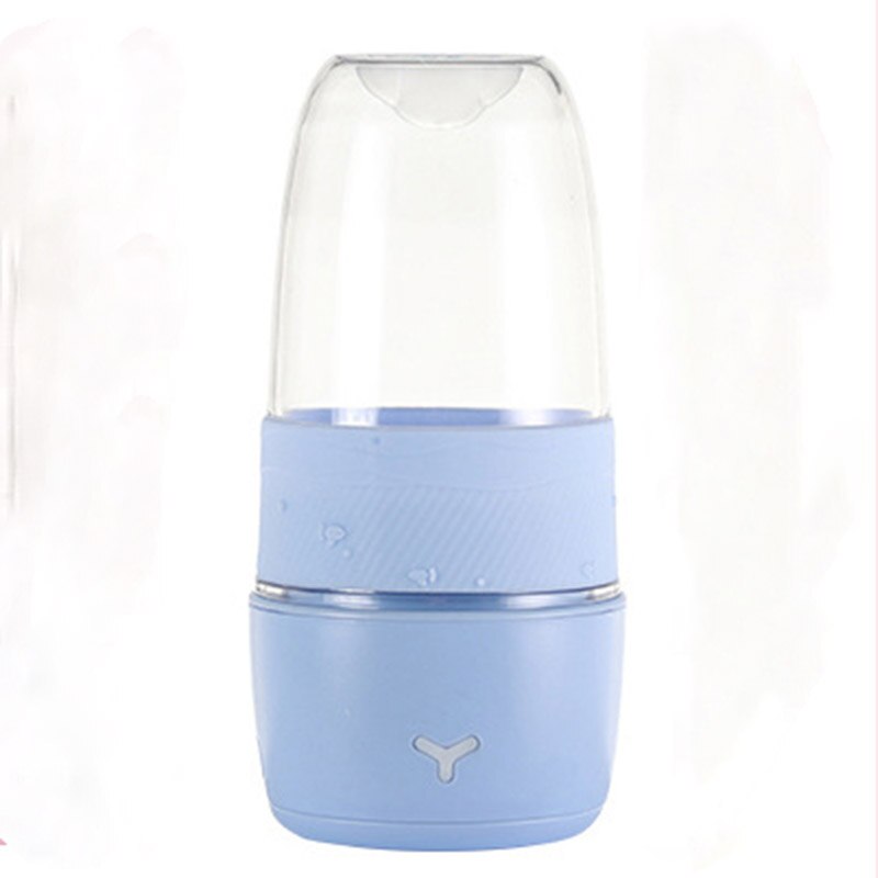 Mini sapcentrifuge oranje machine elektrische draagbare blender smoothie maker sapmixer beker voor persoonlijke keukenmachine fruitpers: Blauw