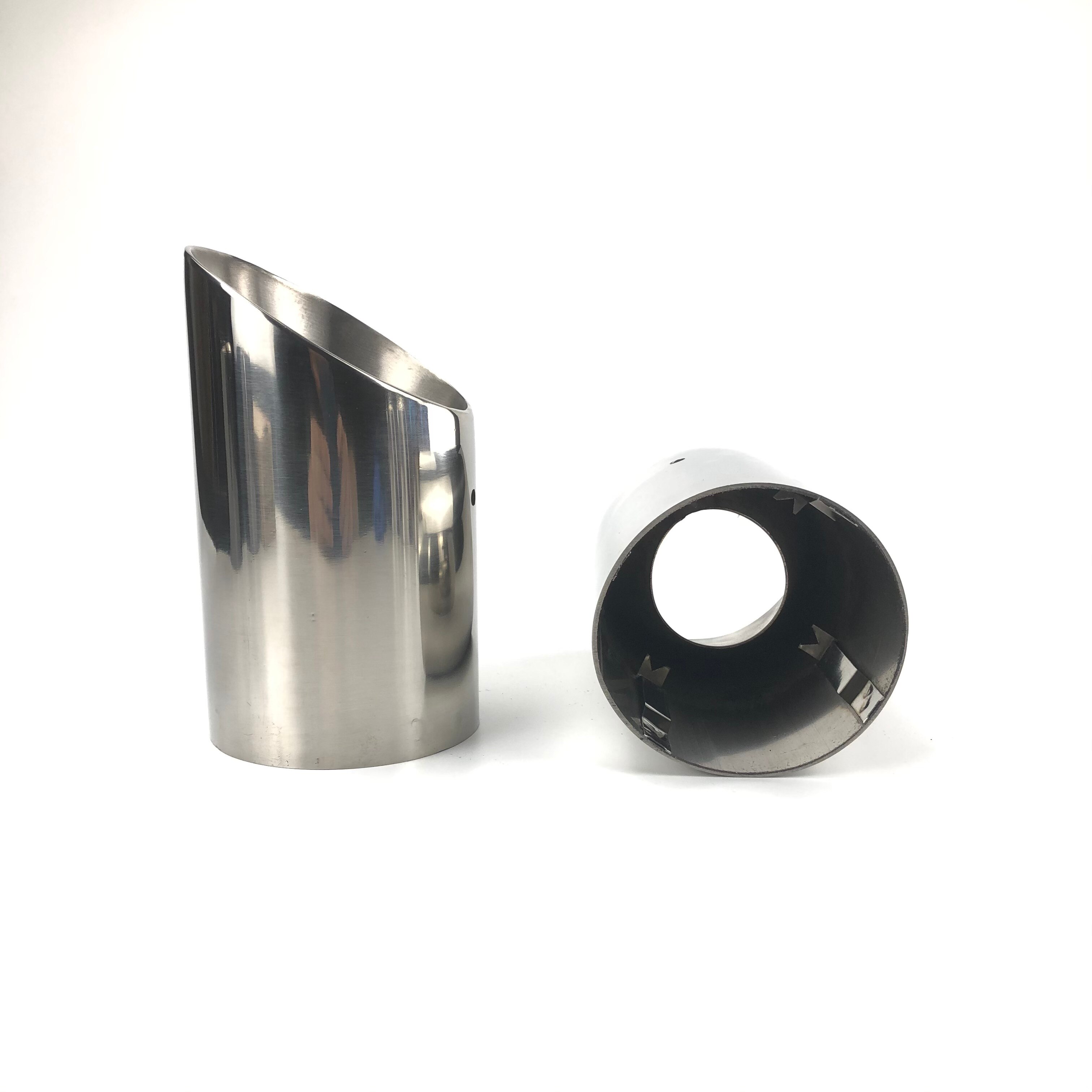 Silenciador trasero de acero inoxidable para coche, cubierta de tubo de Escape para Ford Escape Kuga , , 2 unids/set/juego