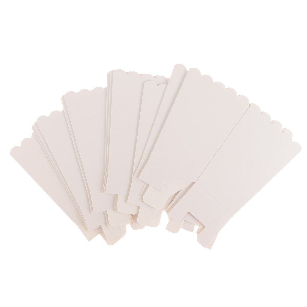Pack  of 12 rena vita födelsedag baby shower sommarfest popcorn godis lådor