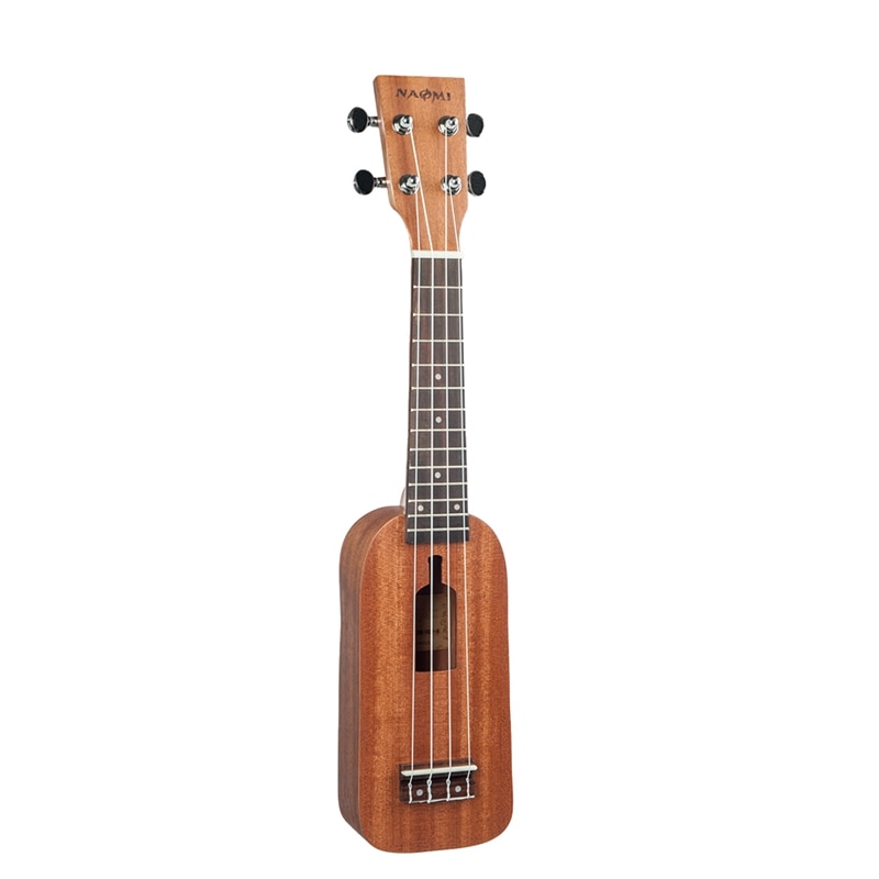Naomi sopran ukulele ukelele hawaii guitar mahogni 12 bånd ukulele flaske type ukulele 4 streng guitar