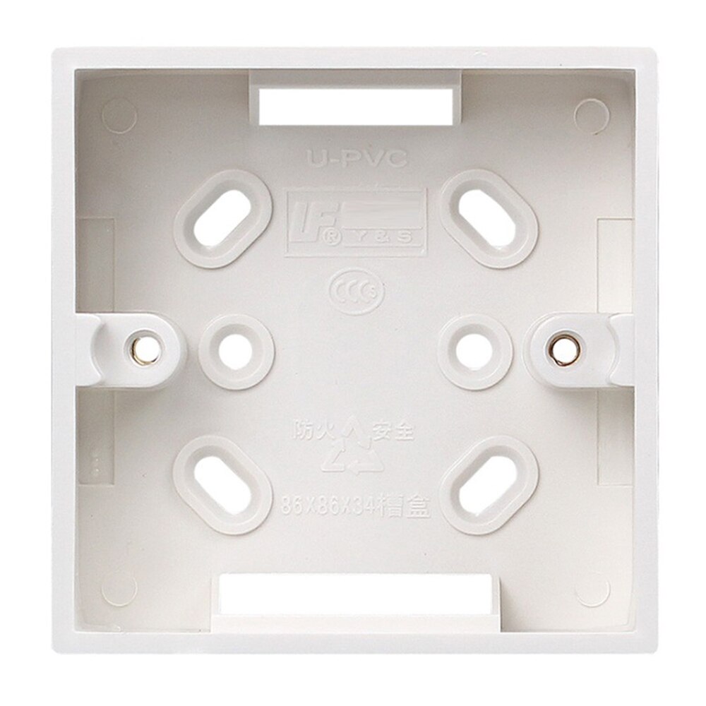 86 Type External Mounting Box for 86mm*86mm Standard Switches and Sockets Apply For Any Position of Wall Surface