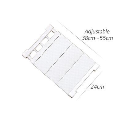 1pc garderobeskabe skab arrangør hylde soveværelse møbler tilføje lag spar plads køkken rack holder opbevaring skab hylde: 24 x 55 wh