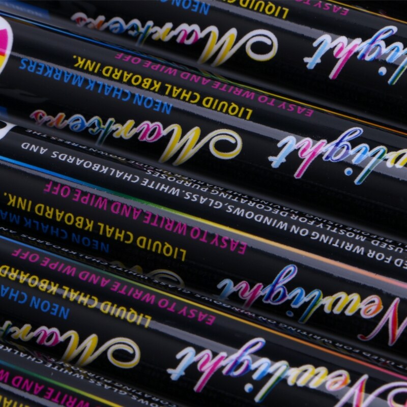 Chalk Markers Chalkboard Erasable Dustless Water-Based Non-Toxic Liquid Pens Set