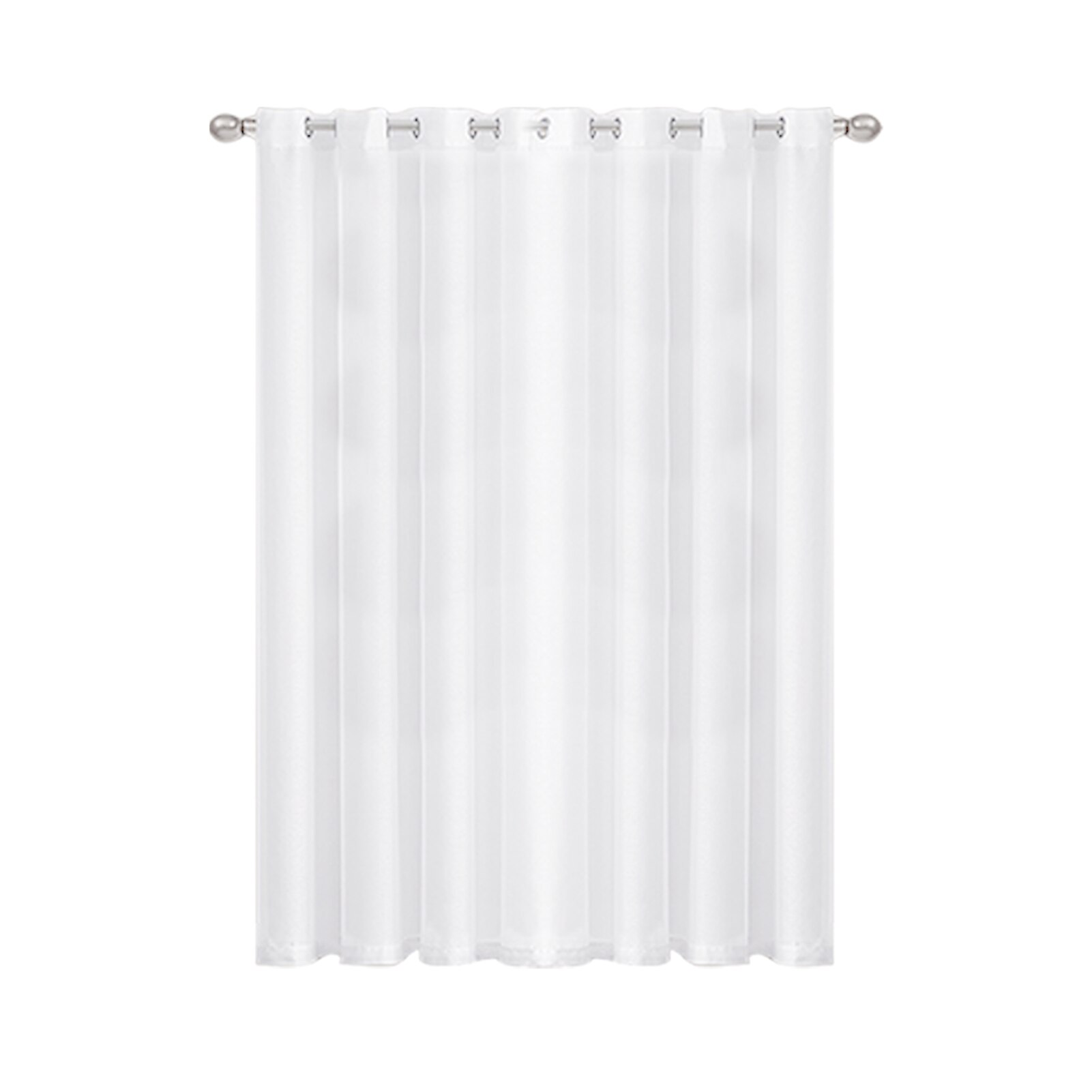 Panel de cortina para ventana, filtrado de luz para sala de estar, cocina, interior, fácil de instalar, cortinas blancas de Trilon