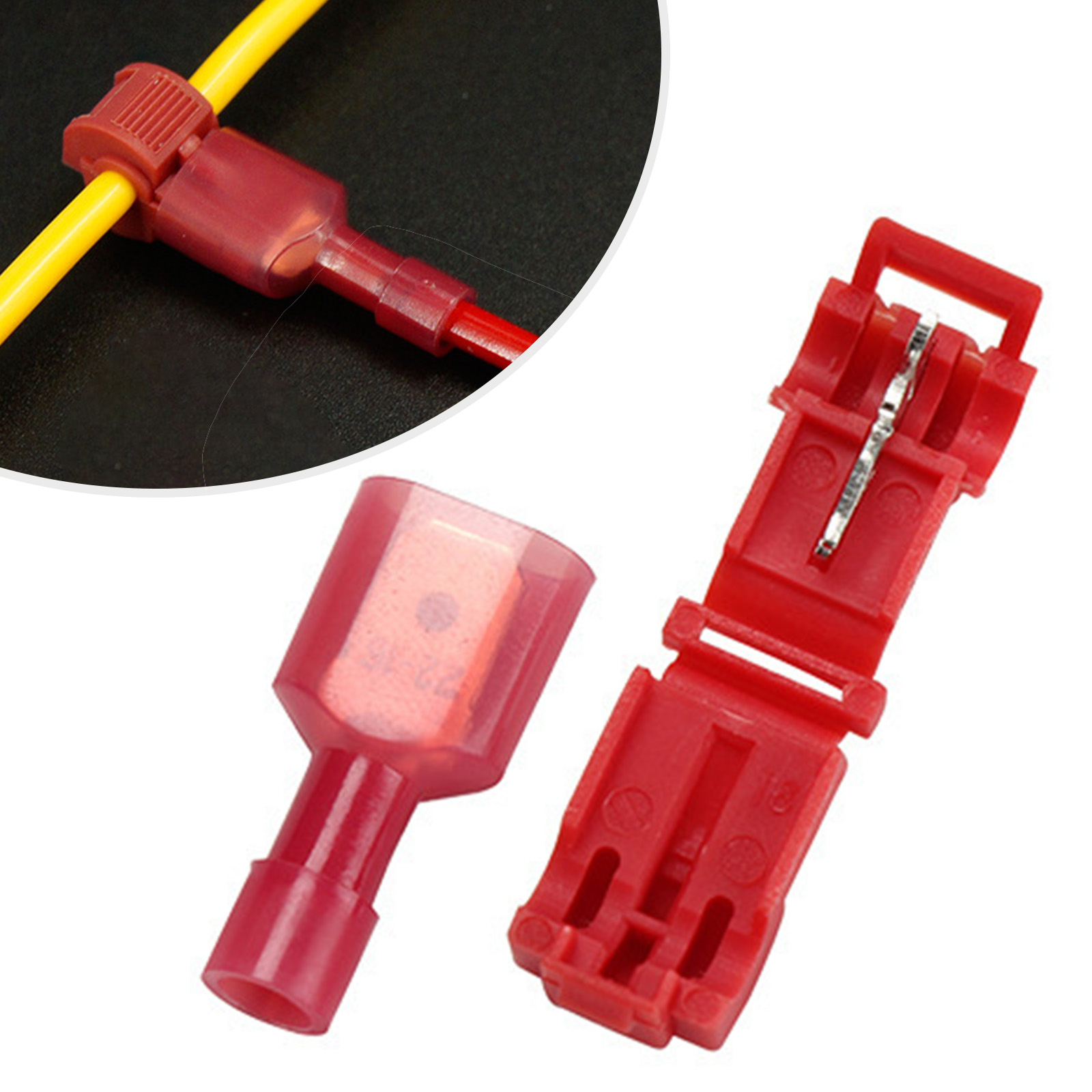 Schnelle elektrische Kabelverbinder schnappen spleißen sperren Kabel Terminal T-klopfen crimpen Endgeräte Ameise Clips elektrisch Verbinder