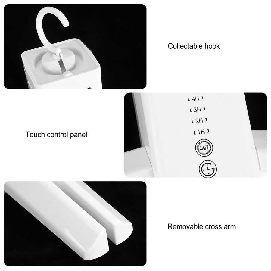 Clothes Dryer Rack Electric Clothes Drying Rack Portable Folding Clothes Dryer Laundry for Home Travel US Plug 110V to 220V