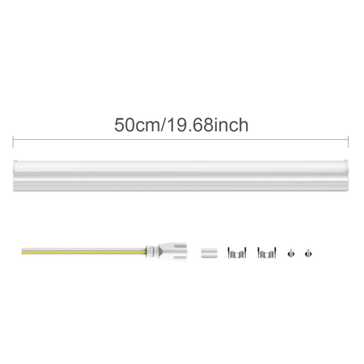 50CM T5 Aluminium LED Bar Licht Rohr 110V 220V 15W LED Leuchtstoffröhre Lampen Ersetzen Schreibtisch lampe Garage Schrank Lagerbier Beleuchtung: Weiß / Blau