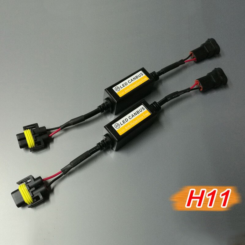 H7 LED Canbus Error Free Decoder For H4 LED Headlight Bulb Kits For Car Fog Lamps H7 9005 9006 9012 Adapter Anti-Flicker: H8 H9 H11