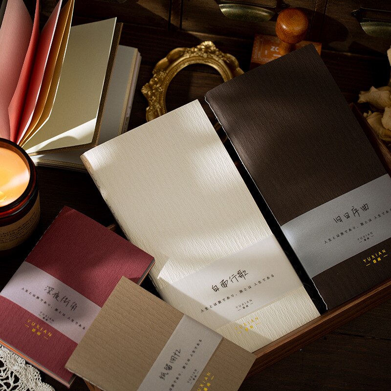 4Style Special Paper Source Material Notebook Phase I A Little While Series Ins Retro DIY Blend Base Decoration Scrapbooking