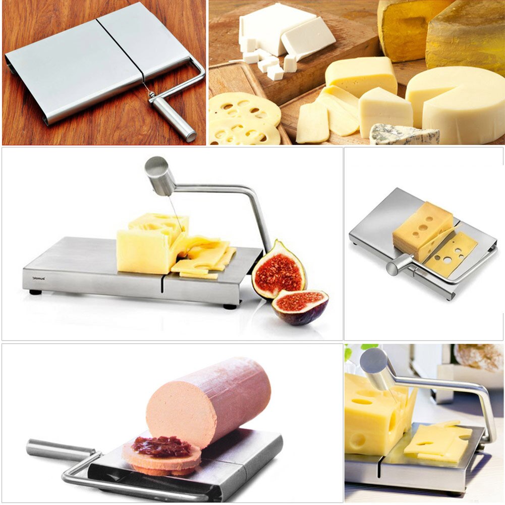 Cheese Slicer Stainless Steel Wire Butter Cutter Cake Cutting Kitchen Baking Tool MYDING