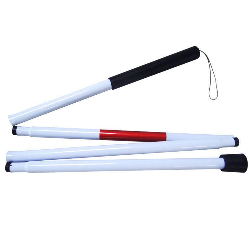 Folding Blind Guide stick Visually Impaired Crutch Cane Blind Walking Stick Walker Aluminium Easy Folding