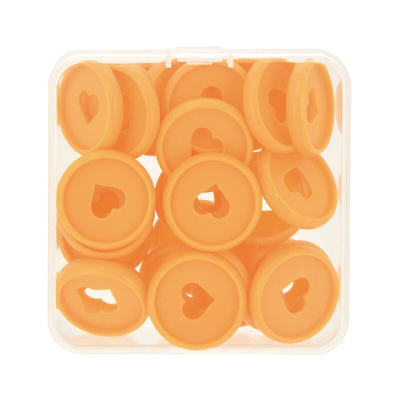 30 szt. Dyski rozszerzające 28mm wielokolorowe pierścienie wiążące do notebooków i planistów: 30 PCS light orange