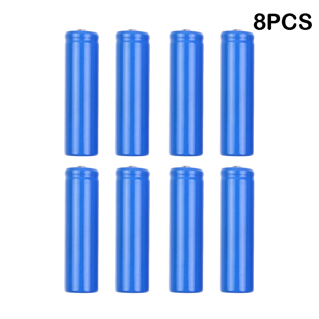 3.7V 5000mAh 18650 Battery Li Ion Rechargeable Large Capacity Battery Flashlight Power Large LED Torch Flashlights Blue: B