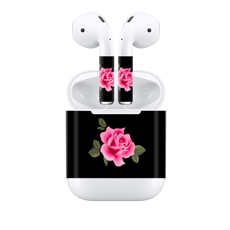 Bloem Patronen Skin Sticker Voor Apple Airpods Ultra Dunne Oortelefoon Cover Flim Sticker Case Voor Apple Airpods: 632