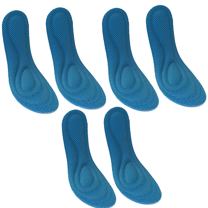 Neue antibakterielle Nano-Einlegesohlen, ultraweiche Rebound-Massage, SchweißAbsorption und Stoßdämpfung für Komfort, Damen und Herren, Schuhpolster: S / Braun