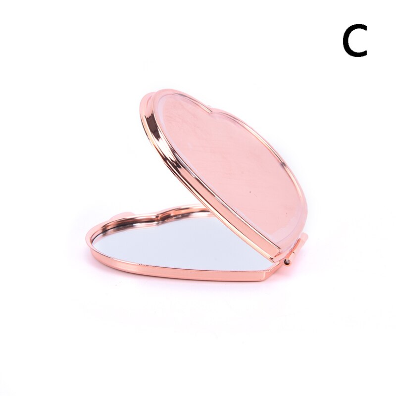 1pc kosmetik-taschenspiegel mit vergrößerung, kompakter schminkspiegel, runder schminkspiegel für handtasche, reisetasche, zuhause oder büro: Rg-c