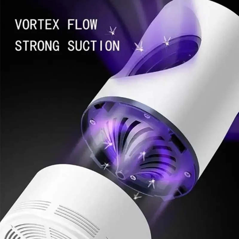 Lámpara eléctrica antimosquitos, atractivo para interiores, trampa para moscas para mosquitos, Mini trampa para mosquitos, lámpara de luz de succión