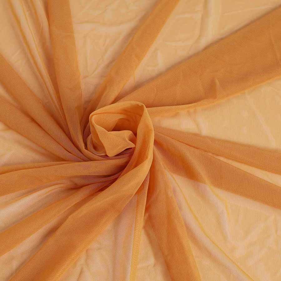 Erittäin elastinen ultrahieno nylon verkkokangas nude lihanväri 4 -suuntainen joustava elastaaniverkko alusvaatteet sukat neulottu pihalla: Inkivääri