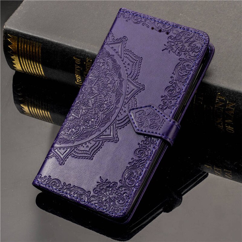 Case For Samsung Galaxy M21 Case Leather Wallet Flip Case Holster Phone Shell Case For Samsung M21 Case Funda Cover Capa Hoesje: Purple