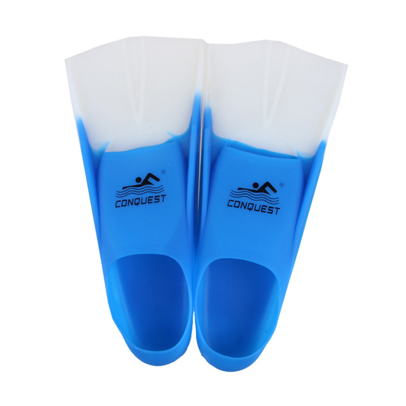 Kinderen Snorkelen Duiken Zwemmen Volwassen Dwimming Duiken Vinnen Flexibele Comfort Zwemmen Vinnen Flipperswater Sport Vinnen: white blue / 33-35