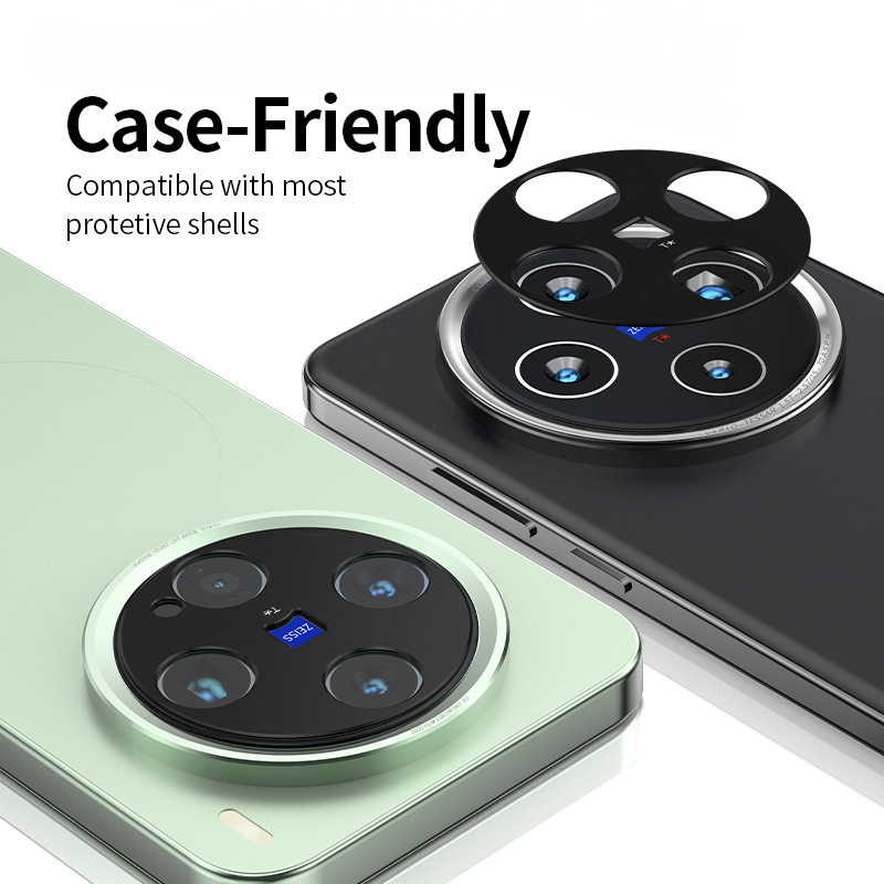 Hinten Kamera Objektiv Abdeckung fallen Für Vivo X200 Profi Zurück Aluminium Metall Kamera Objektiv Schutz Für VIVO X200 Profi Mini Objektiv Ring Film