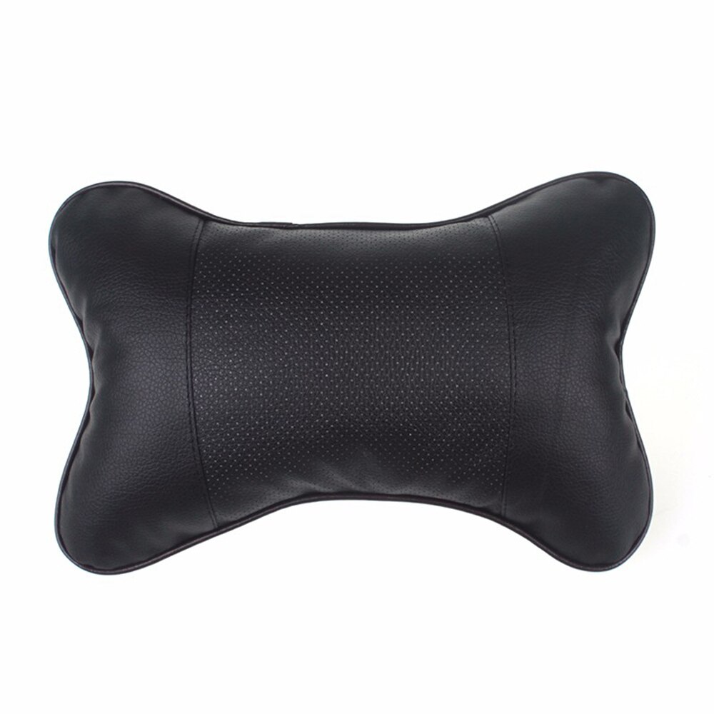 Universal Car Neck Pillows PVC Leather Breathable Mesh Auto Car Neck Rest Headrest Cushion Pillow Car Interior Accessories: 1