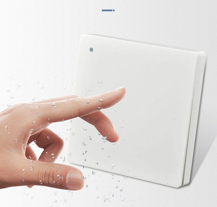 RF433 Wireless Wall Light Switch Self-Powered Remote Control No Battery No Wire IP54 Waterproof Indoor Outdoor switc