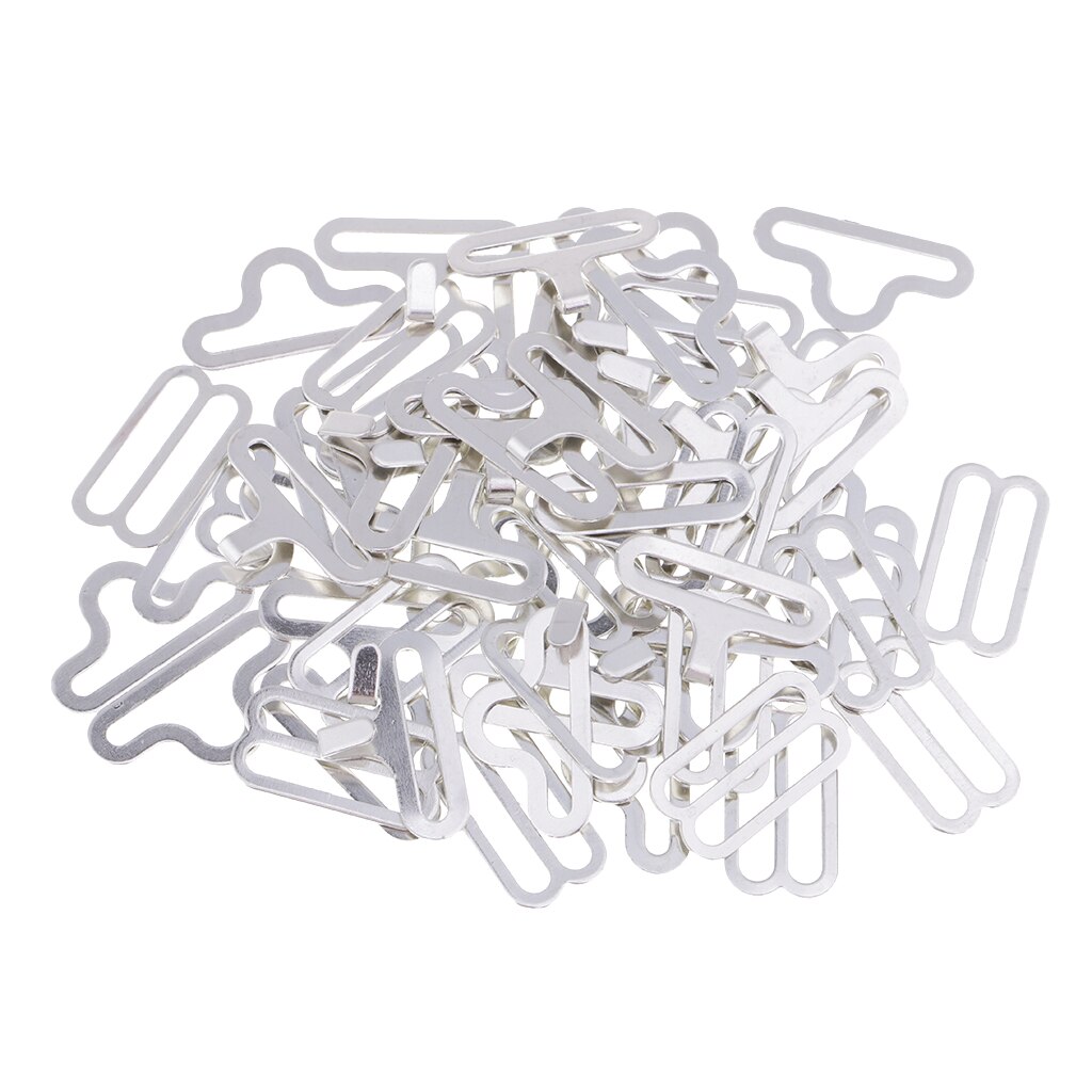 20 sett sløyfe hardware klips metall krok sy fester for slips stropp bagasje utendørs hjemme tekstiler klær