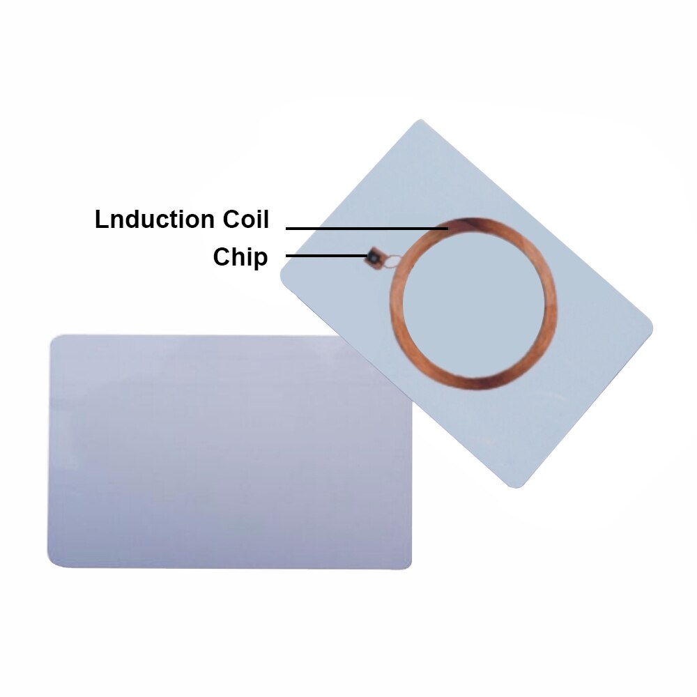 5/10PCS RFID 125KHZ access token 0.85MM close to chip thin card EM/TK4100 tag key attendance induction badge