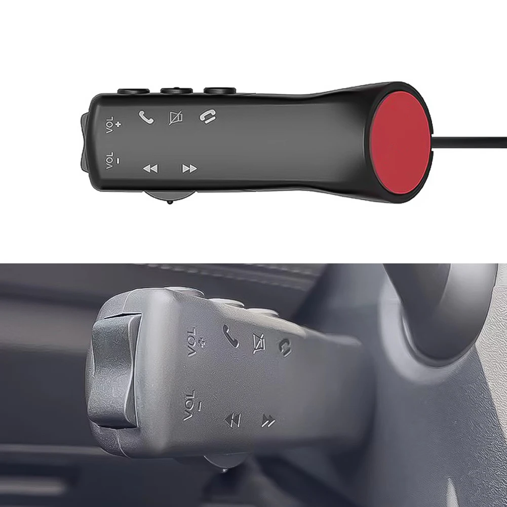 Universal Car Steering Wheel Button Remote Controller Car Radio GPS Navigation DVD 2 Din Android Wired Remote Control 7 Keys