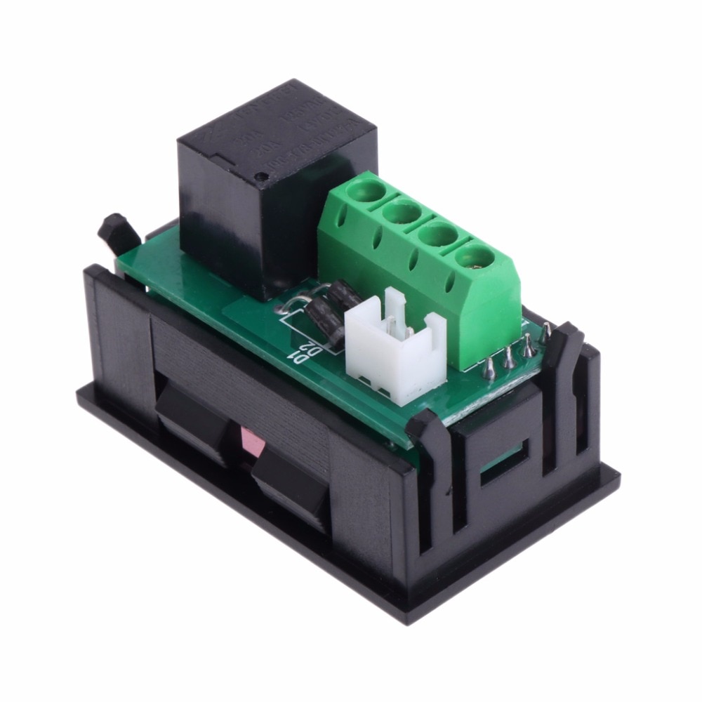 Termostato Digital W1218, controlador de temperatura DC 12V para incubadora con sonda roja